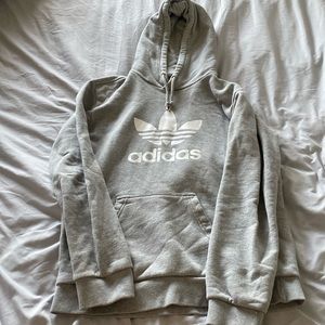 Grey adidas hoodie